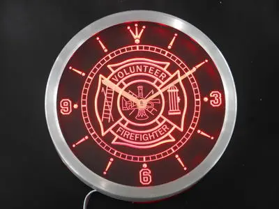 nc0424 Firefighter Volunteer Fire Department Bar Beer Neon Light Signs LED Wall Clock
nc0424 Firefighter Volunteer Fire Department Bar Beer Neon Light Signs LED Wall Clock