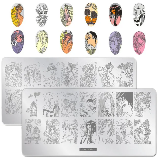 SPV Nail Stamping Plates Lace Flower Animal Pattern Nail Art Stamp Stamping Template Image Plate Stencil Nails Tool
SPV Nail Stamping Plates Lace Flower Animal Pattern Nail Art Stamp Stamping Template Image Plate Stencil Nails Tool
