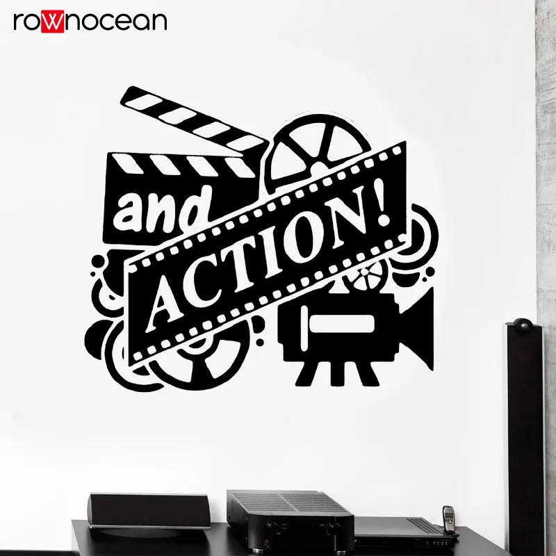 Action Wall Decal Film Drama Class Director Vinyl Home Deocr Wall Sticker Movie Producer Removable Mural Studio Wallpaper 3R32
Action Wall Decal Film Drama Class Director Vinyl Home Deocr Wall Sticker Movie Producer Removable Mural Studio Wallpaper 3R32