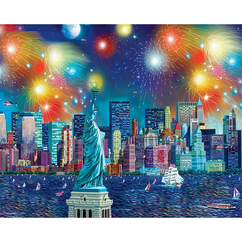 

New York City Landscape diamond Embroidery diy diamond painting mosaic diamant painting 3d cross stitch pictures H483