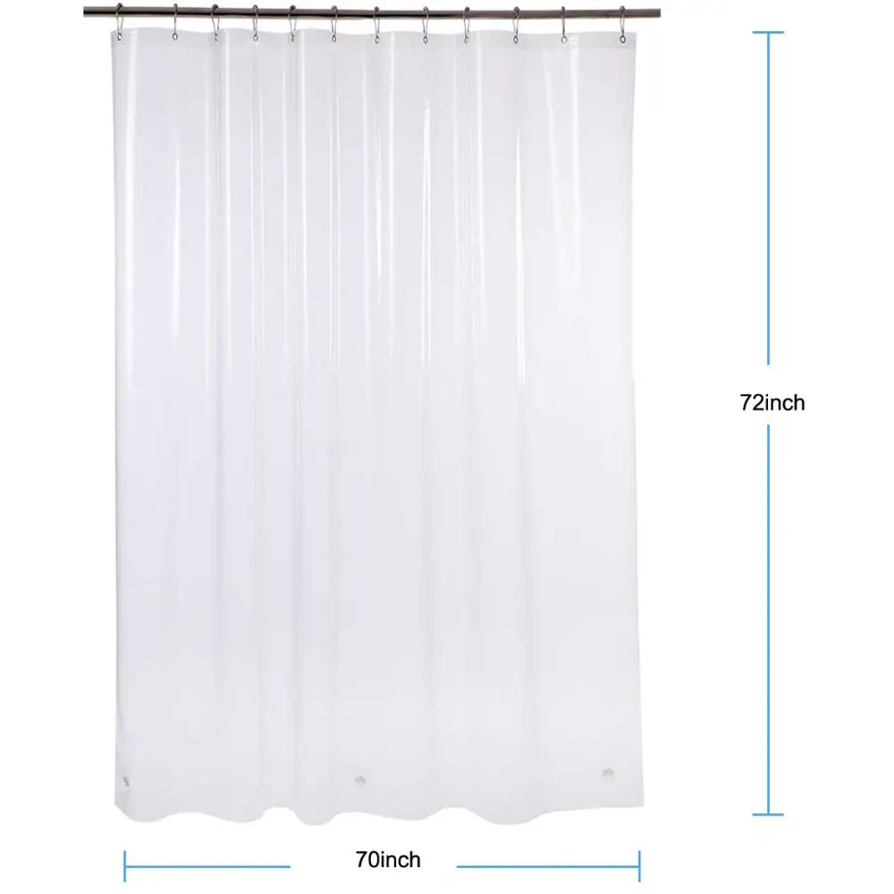 Dafield Clear Shower Curtain Transparent Clear Liner Mildew Resistant Waterproof PEVA Bath Curtain Eco-Friendly
Dafield Clear Shower Curtain Transparent Clear Liner Mildew Resistant Waterproof PEVA Bath Curtain Eco-Friendly