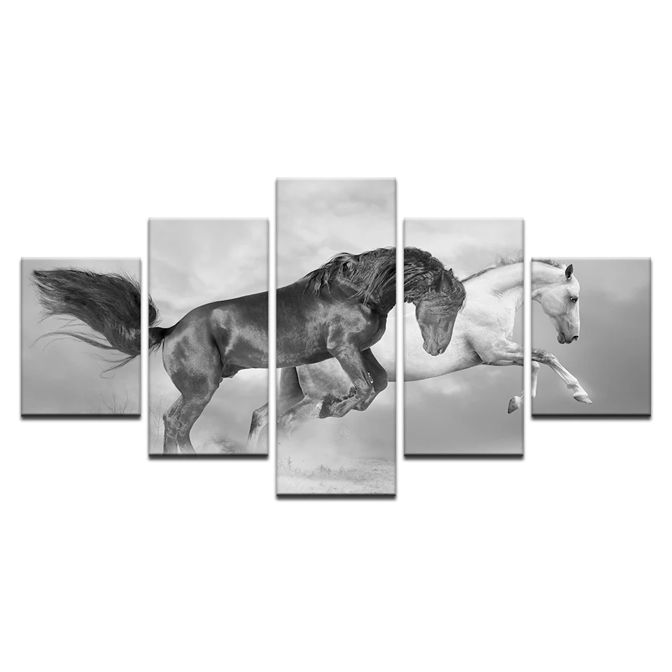 Canvas Paintings Wall Art Framework 5 Pieces Galloping Horses Poster HD Prints Running Steed Pictures For Living Room Home Decor
Canvas Paintings Wall Art Framework 5 Pieces Galloping Horses Poster HD Prints Running Steed Pictures For Living Room Home Decor