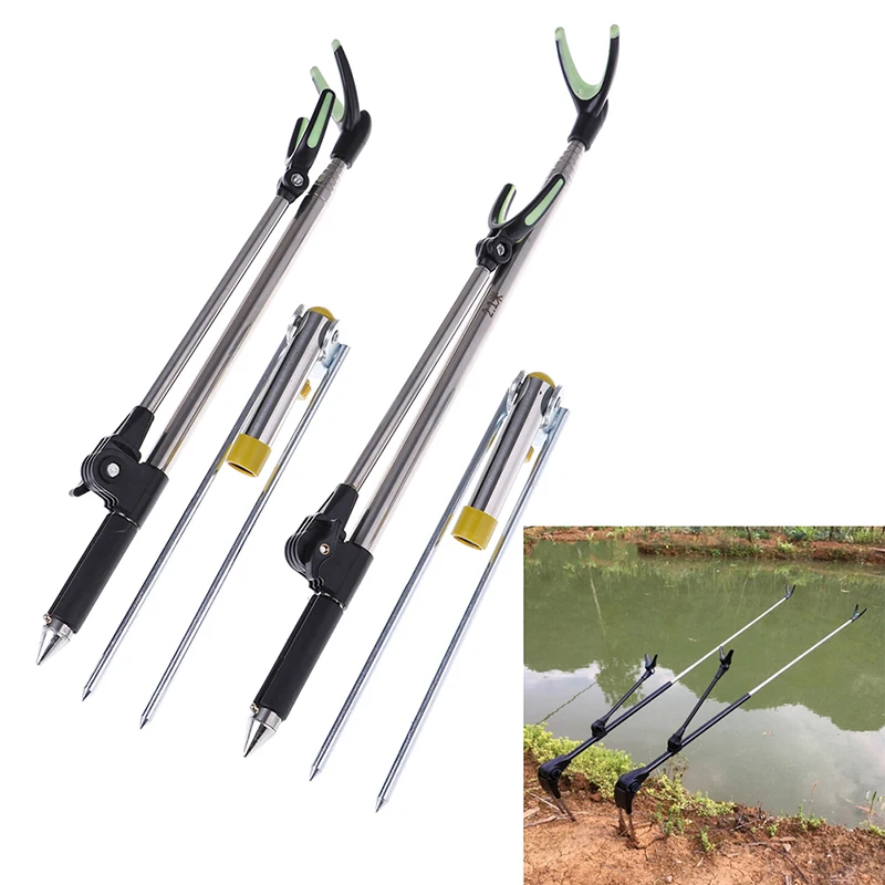 1.7/2.1M Aluminium Bracket Support Stand Adjustable Fishing Holder Fishing Rod Pole Rack V Holder
1.7/2.1M Aluminium Bracket Support Stand Adjustable Fishing Holder Fishing Rod Pole Rack V Holder