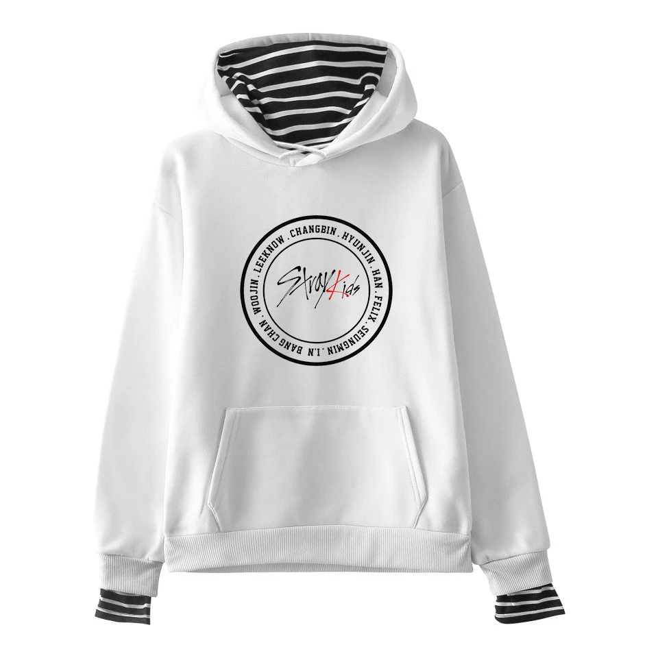 Свитшот stray kids из двух предметов, популярный Повседневный пуловер, новая уличная одежда, повседневные толстовки в стиле Харадзюку
Свитшот stray kids из двух предметов, популярный Повседневный пуловер, новая уличная одежда, повседневные толстовки в стиле Харадзюку