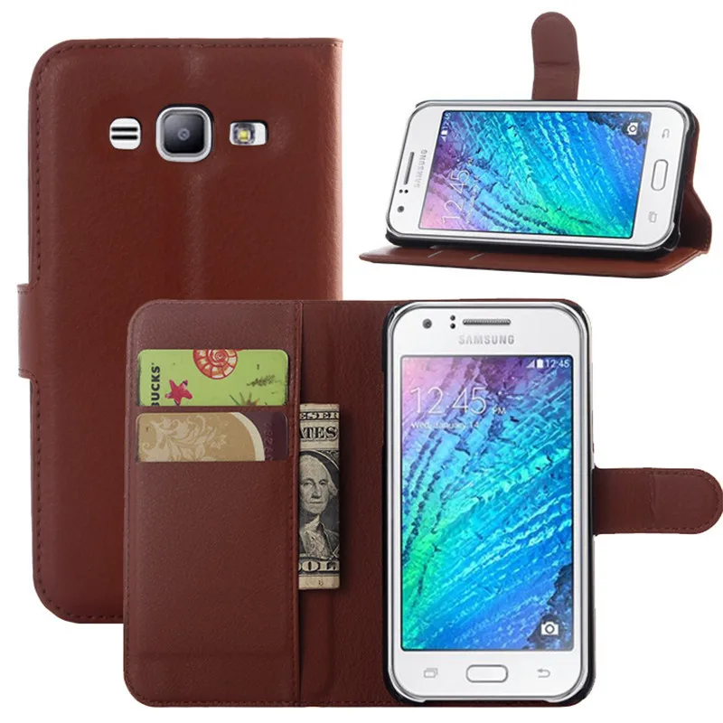 Чехол-книжка для Samsung GALAXY J1 Duos J100 J5 J500 J7 J700 кожаный | Мобильные телефоны и