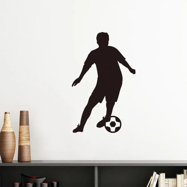 Soccer Football Sports Silhouette Silhouette Removable Wall Sticker Art Decals Mural DIY Wallpaper for Room Decal
Soccer Football Sports Silhouette Silhouette Removable Wall Sticker Art Decals Mural DIY Wallpaper for Room Decal