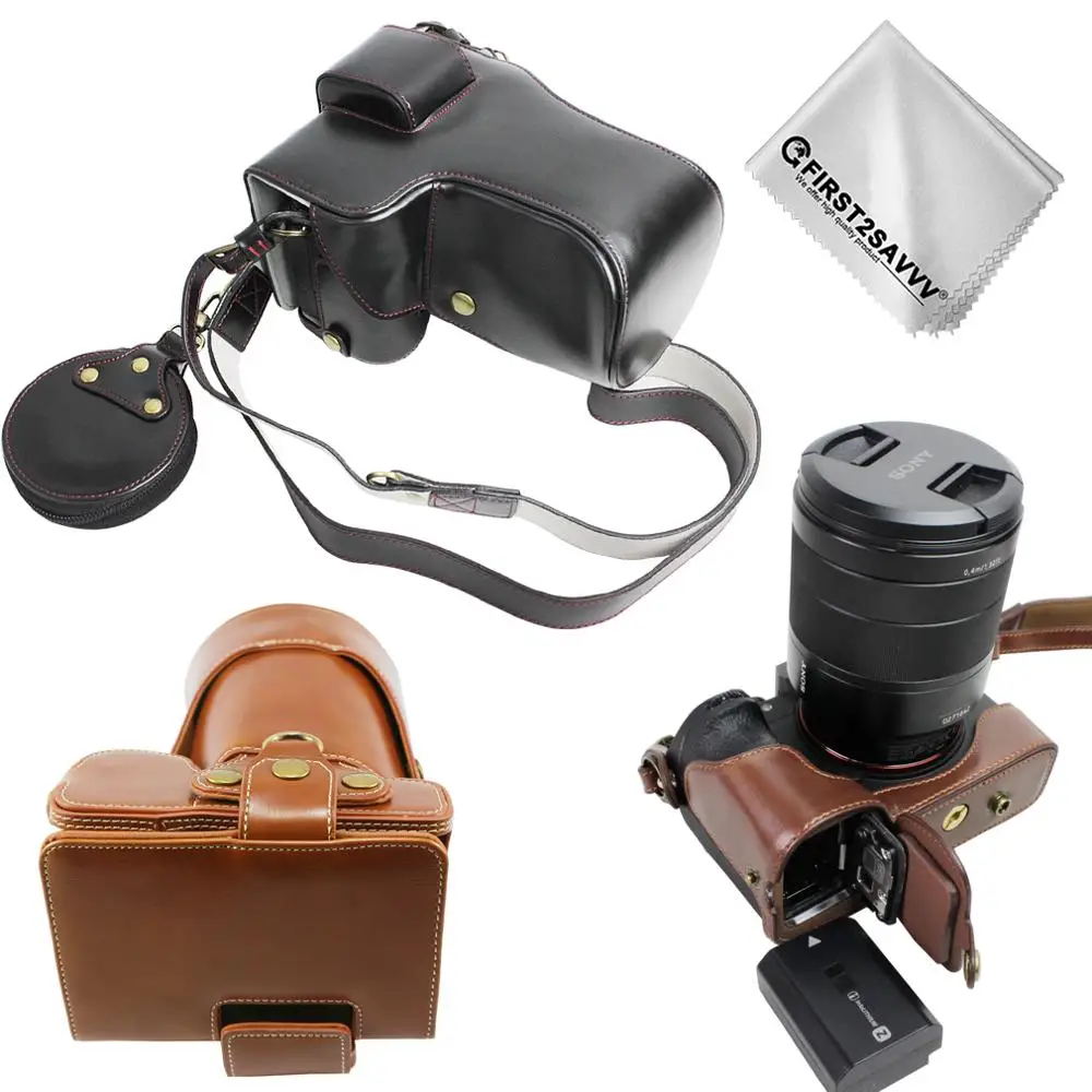Full PU leather case Camera bag Cover For Sony A7R IV A7R M4 With FE 24-70mm F2.8 FE 16-35mm F2.8 lens strap Battery Opening
Full PU leather case Camera bag Cover For Sony A7R IV A7R M4 With FE 24-70mm F2.8 FE 16-35mm F2.8 lens strap Battery Opening