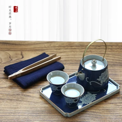 Jingdezhen Blue And White Ceramic Travel Tea Set Hand-painted Antique Kung Fu Green Black Teapot Tea Cup Set Gift Free Shipping
Jingdezhen Blue And White Ceramic Travel Tea Set Hand-painted Antique Kung Fu Green Black Teapot Tea Cup Set Gift Free Shipping