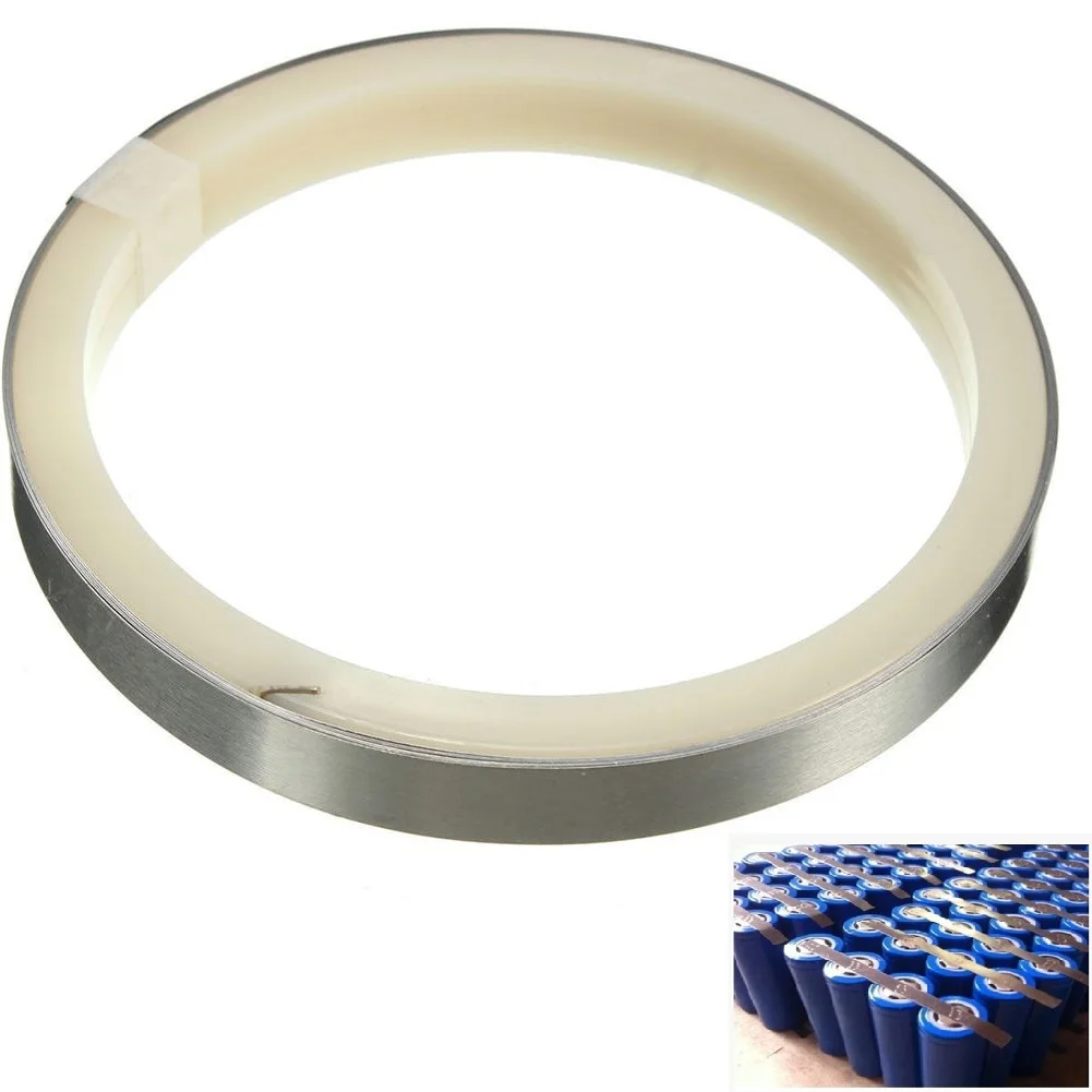 1Pc 5M 0.25mm x 7mm 0.25mm x 10mm Pure Nickel Strip Tape For Li 18650 Battery Spot Welding Compatible For Spot Welder Machine
1Pc 5M 0.25mm x 7mm 0.25mm x 10mm Pure Nickel Strip Tape For Li 18650 Battery Spot Welding Compatible For Spot Welder Machine