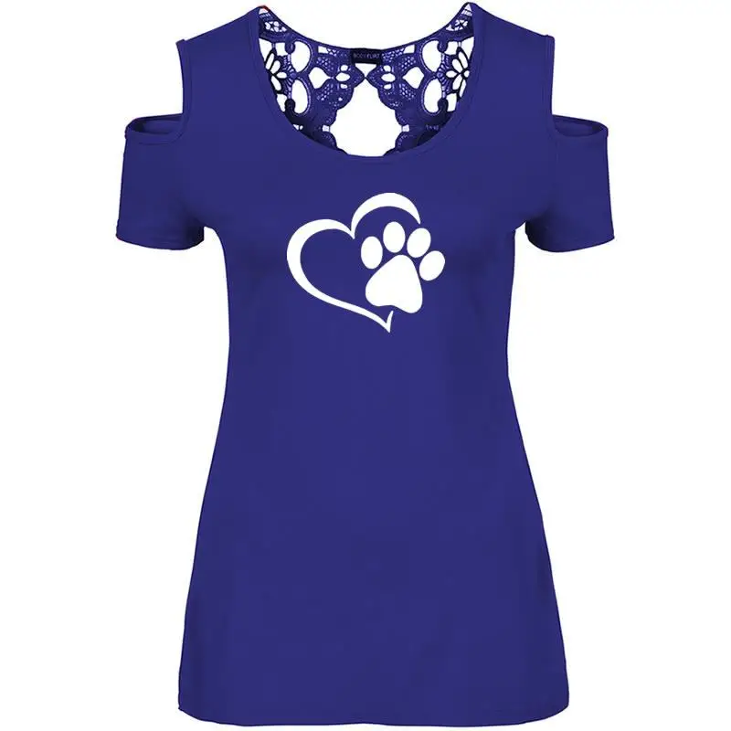 2021 New Fashion Paw Print Tshirt Tops Harajuku Punk Funny Summer Lace T-shirt For Women
2021 New Fashion Paw Print Tshirt Tops Harajuku Punk Funny Summer Lace T-shirt For Women