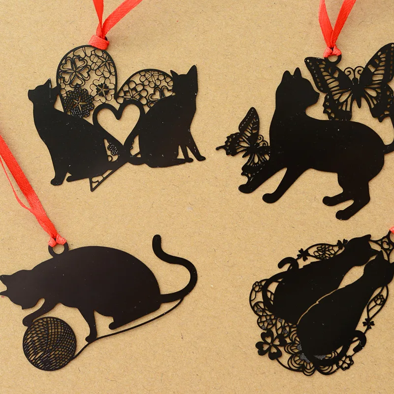 6 pcs/Lot Chinese black cat metal bookmarks for books Notebook tab book mark Stationery School supplies marcador de livro F927
6 pcs/Lot Chinese black cat metal bookmarks for books Notebook tab book mark Stationery School supplies marcador de livro F927