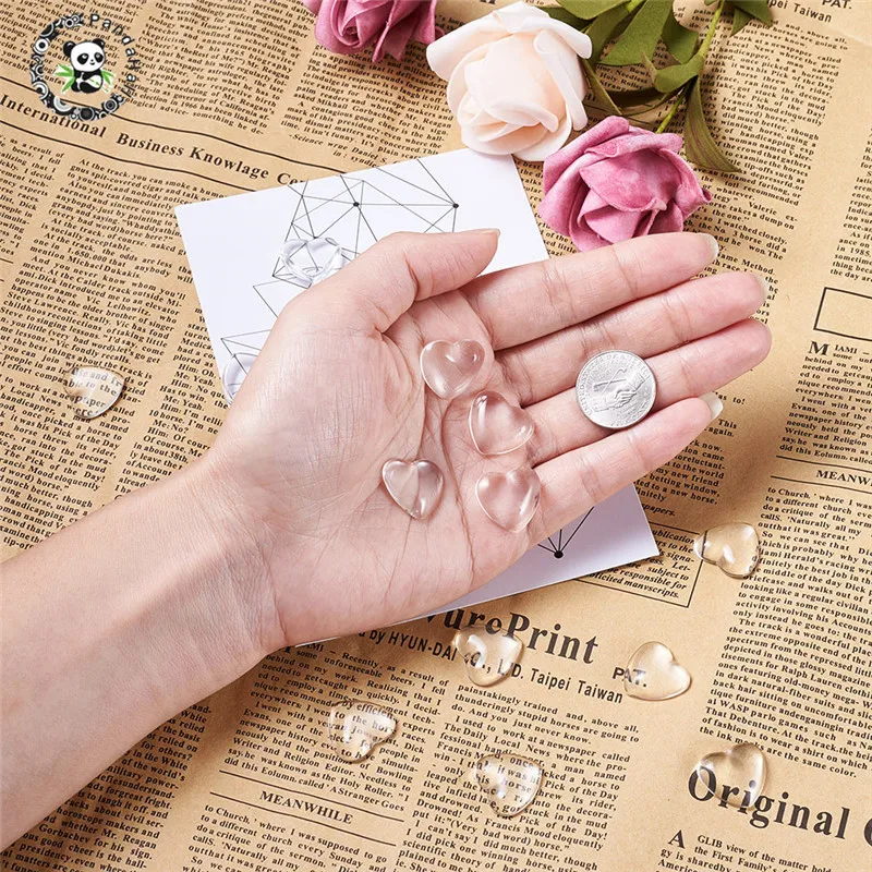 200Pcs Transparent Glass Cabochons Heart Clear 18x18mm For DIY Photo Pendant For Jewelry Accessories Finding Making Supplies
200Pcs Transparent Glass Cabochons Heart Clear 18x18mm For DIY Photo Pendant For Jewelry Accessories Finding Making Supplies