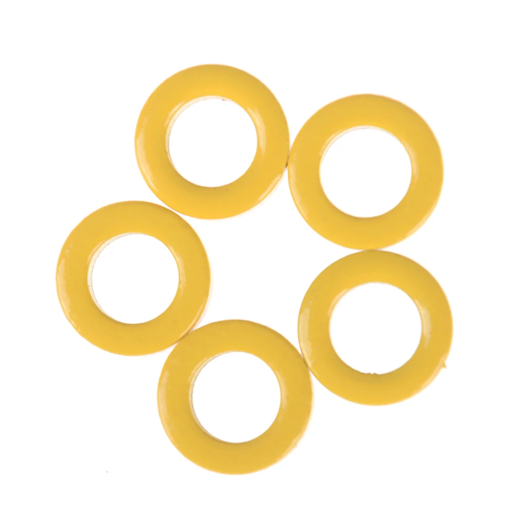 5pcs/lot Yellow Micrometals T50-6 Carbonyl Iron Powder Toroidal Core RF Toroid HF High Frequency Iron Cores
5pcs/lot Yellow Micrometals T50-6 Carbonyl Iron Powder Toroidal Core RF Toroid HF High Frequency Iron Cores