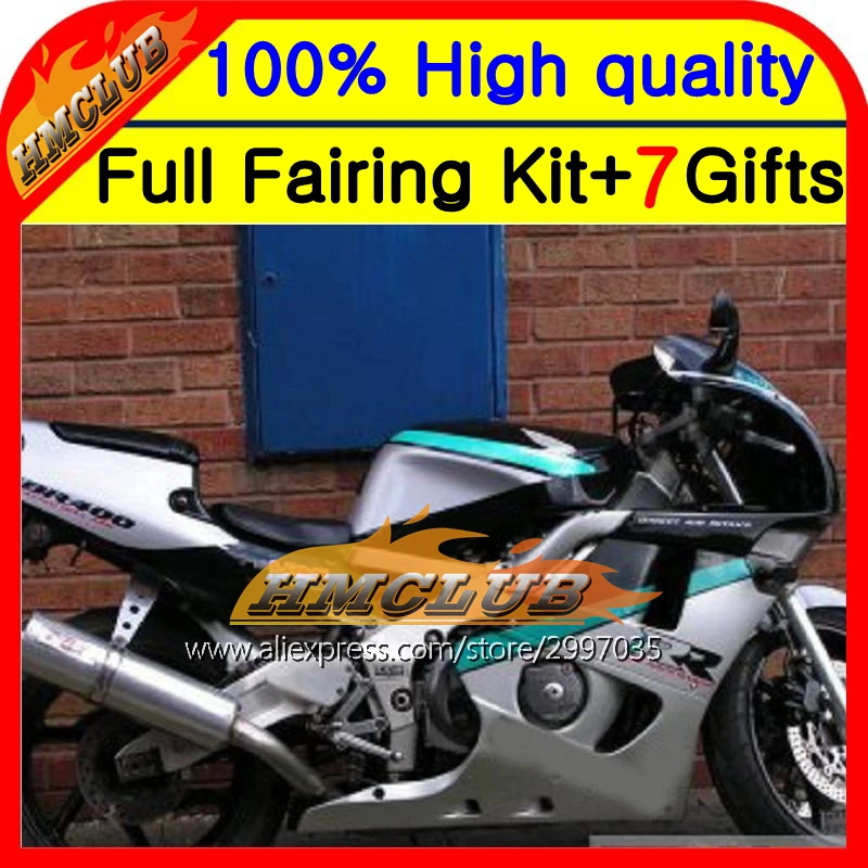 Body For HONDA Silvery cyan CBR400RR NC23 87-89 CBR400 RR 87 88 89 HM5723 CBR 400RR Cyan silver 1987 1988 1989 NC23 Fairing
Body For HONDA Silvery cyan CBR400RR NC23 87-89 CBR400 RR 87 88 89 HM5723 CBR 400RR Cyan silver 1987 1988 1989 NC23 Fairing