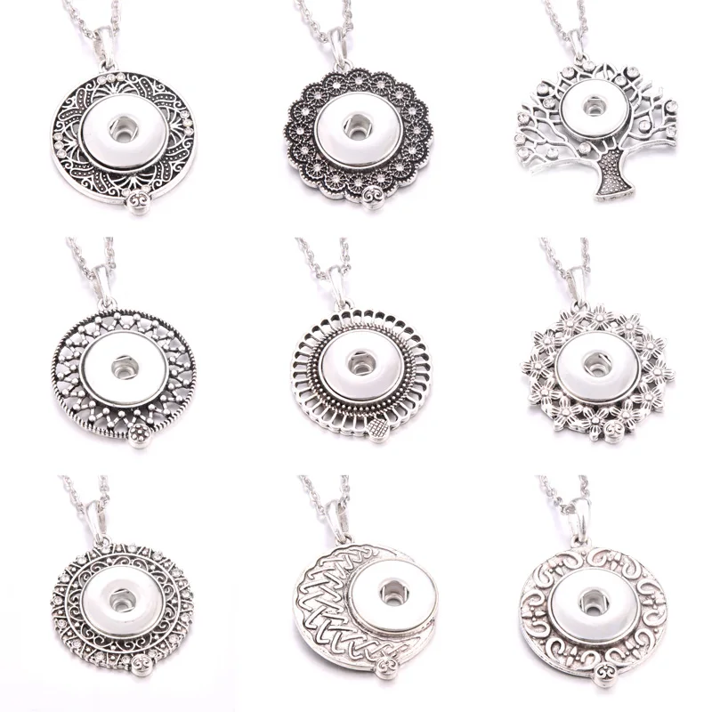 Snap Jewelry Metal Crystal Rhinestone Snap Button Necklaces 18mm Snap Pendant Necklace For Women Girls DIY Jewelry
Snap Jewelry Metal Crystal Rhinestone Snap Button Necklaces 18mm Snap Pendant Necklace For Women Girls DIY Jewelry