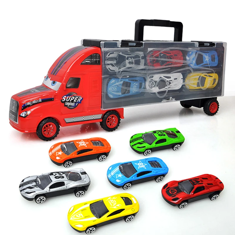 Children's Portable Container Car With 6 Real Life Alloy Cars Boy Model Toys Wholesale Car Model Boy Birthday Gift Toys GF136
Children's Portable Container Car With 6 Real Life Alloy Cars Boy Model Toys Wholesale Car Model Boy Birthday Gift Toys GF136