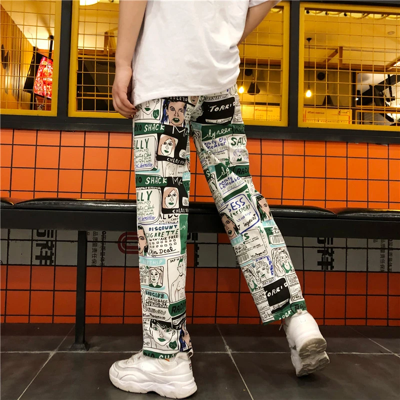 2018 Spring and autumn New Plus Size Fashion Women Loose Casual Harajuku Personality Comics printing Female trousers L0176
2018 Spring and autumn New Plus Size Fashion Women Loose Casual Harajuku Personality Comics printing Female trousers L0176