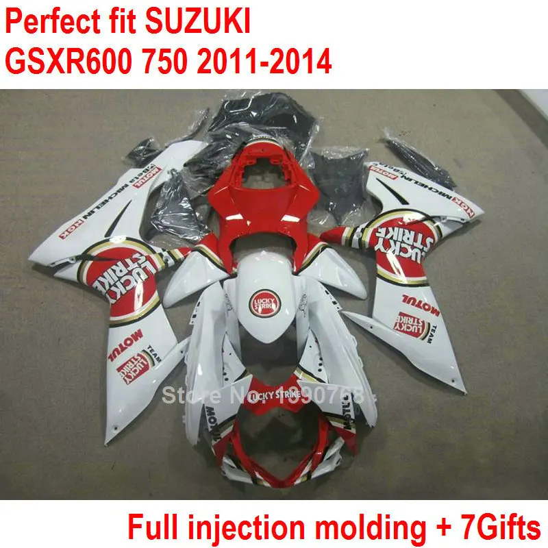 Black Injection Bodywork fairing kit for Suzuki GSXR600/750 11 12 13 14 white red fairings set GSXR600/750 2011-2014 IY15
Black Injection Bodywork fairing kit for Suzuki GSXR600/750 11 12 13 14 white red fairings set GSXR600/750 2011-2014 IY15
