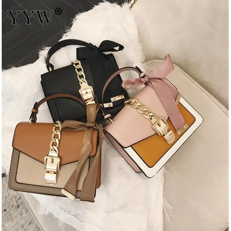 Women Bags 2019 Fashion Handbag With Silk Scarf Female Shoulder Bag Brown Black Pink Crossbody Bag Box Bolsa Feminina Sac A Main
Women Bags 2019 Fashion Handbag With Silk Scarf Female Shoulder Bag Brown Black Pink Crossbody Bag Box Bolsa Feminina Sac A Main
