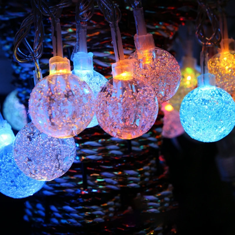 10m/20m/30m LED crystal Globe Bubble Ball String Lights 100/200/300 LEDs Outdoor Waterproof Christmas garland Ball Light String
10m/20m/30m LED crystal Globe Bubble Ball String Lights 100/200/300 LEDs Outdoor Waterproof Christmas garland Ball Light String