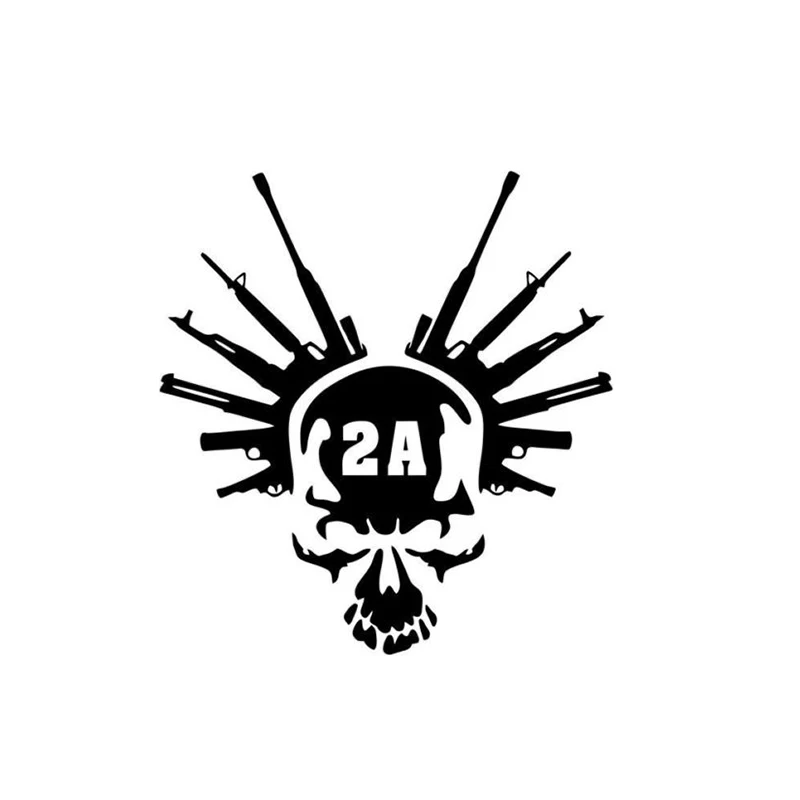2nd Amendment Gun Skull Decal Sticker Car Truck Window Creativity Car Accessories Motorcycle Helmet Car Styling
2nd Amendment Gun Skull Decal Sticker Car Truck Window Creativity Car Accessories Motorcycle Helmet Car Styling