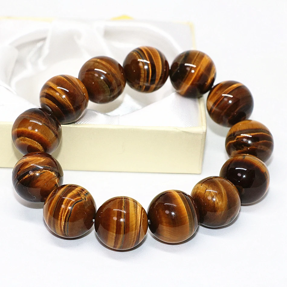 Top quality natural yellow tiger eyes stone round beads 18mm fashion women bracelet elastic jewelry free shipping 7.5inch B1682
Top quality natural yellow tiger eyes stone round beads 18mm fashion women bracelet elastic jewelry free shipping 7.5inch B1682