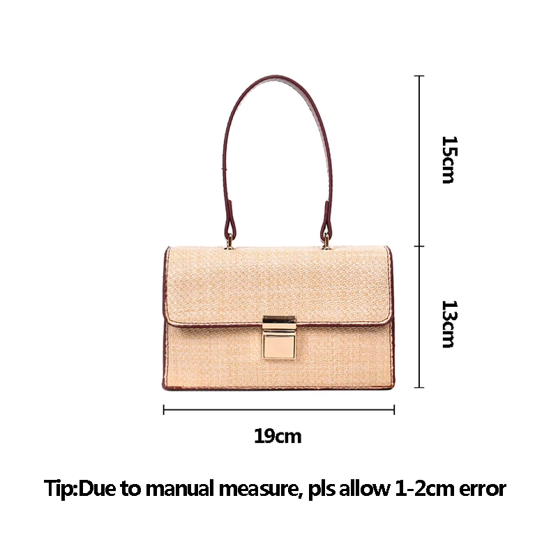 Women Fashion Autumn Straw Bags INS Popular Female Knitting Handbag Lady Weave Shoulder Bag Mini Travel Braid Crossbody SS3406
Women Fashion Autumn Straw Bags INS Popular Female Knitting Handbag Lady Weave Shoulder Bag Mini Travel Braid Crossbody SS3406