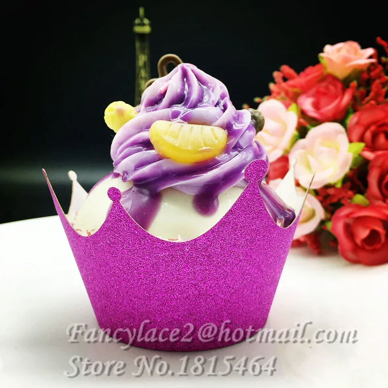 50pcs Glitter Paper Crown Cupcake Wrapper Liner Baking Cup Paper Decoration for Wedding Birthday Party Decoration Supplies
50pcs Glitter Paper Crown Cupcake Wrapper Liner Baking Cup Paper Decoration for Wedding Birthday Party Decoration Supplies