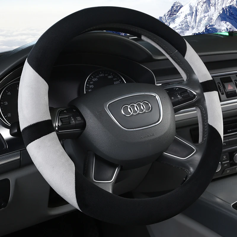 KKYSYELVA Warm Fur Car steering wheel cover Winter Woolen Interior Accessories 38cm wool Auto Steering-wheel Covers
KKYSYELVA Warm Fur Car steering wheel cover Winter Woolen Interior Accessories 38cm wool Auto Steering-wheel Covers