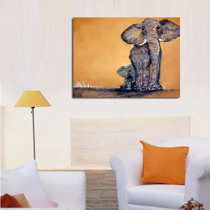 High Quality Free Shipping Handpainted Painting On Canvas Lovely Elephant Oil Painting Abstract Modern Canvas Wall Art no Framed
High Quality Free Shipping Handpainted Painting On Canvas Lovely Elephant Oil Painting Abstract Modern Canvas Wall Art no Framed