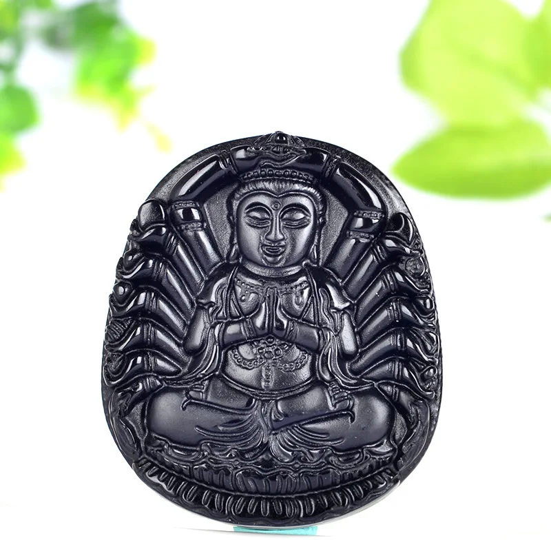 Fine Jewelry Black Natural Obsidian Pendant Lucky Amulet Blessing Jade Necklace Women Men
Fine Jewelry Black Natural Obsidian Pendant Lucky Amulet Blessing Jade Necklace Women Men