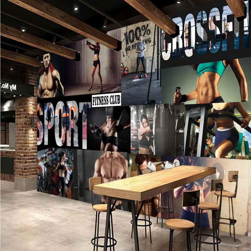 wallpaper 3d Custom Fitness handsome beauty photo background wall mural gym bar Boxing room wallpaper
wallpaper 3d Custom Fitness handsome beauty photo background wall mural gym bar Boxing room wallpaper