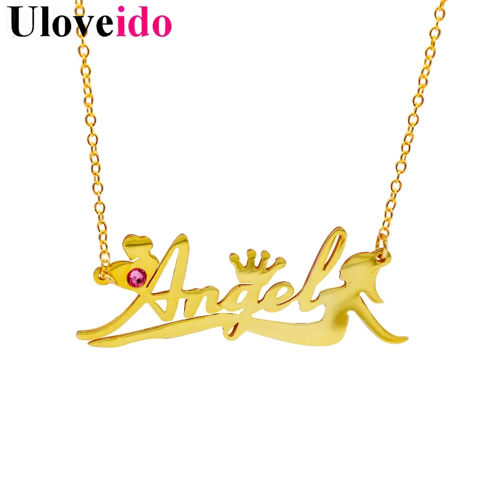 Uloveido индивидуальные ожерелья и подвески Сделай Сам женский кулон с расширенной цепочкой ожерелье золотого цвета ювелирные подвески Y401
Uloveido индивидуальные ожерелья и подвески Сделай Сам женский кулон с расширенной цепочкой ожерелье золотого цвета ювелирные подвески Y401