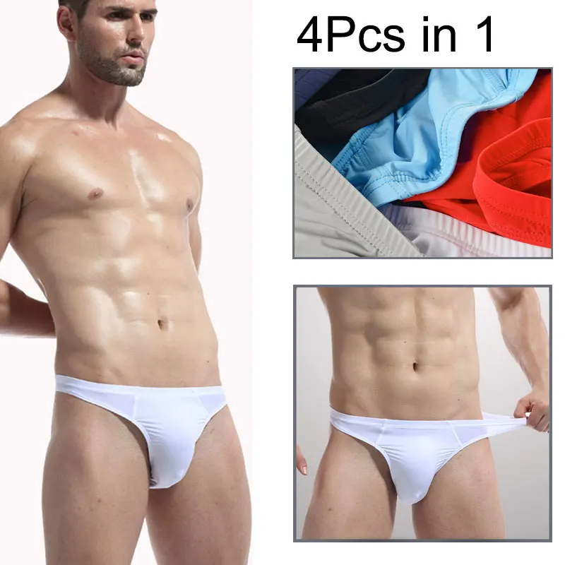 4Pcs/lot underwear mens men briefs T style Low waist Summer breathable ice silk Men's underwear male intimo uomo sexy underpants
4Pcs/lot underwear mens men briefs T style Low waist Summer breathable ice silk Men's underwear male intimo uomo sexy underpants