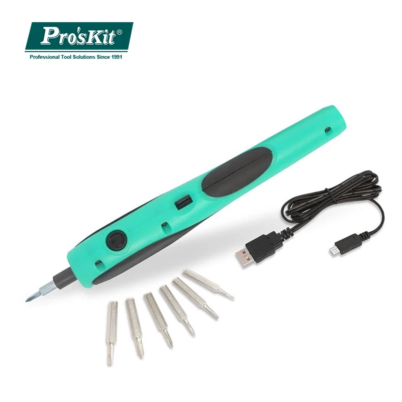 Pro'sKit PT-036U 3,6 V USB электрическая отвертка, литиевая батарея, беспроводные электроинструменты
Pro'sKit PT-036U 3,6 V USB электрическая отвертка, литиевая батарея, беспроводные электроинструменты