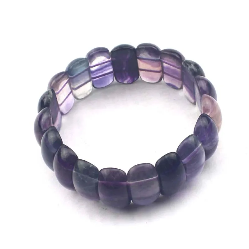 purple fluorite stone bracelet natural GEM stone bracelet DIY jewelry bracelet for woman for gift wholesale
purple fluorite stone bracelet natural GEM stone bracelet DIY jewelry bracelet for woman for gift wholesale