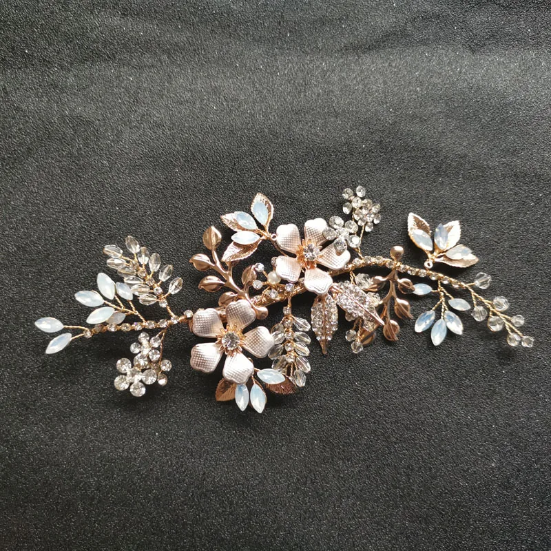 SLBRIDAL Handmade Golden Austrian Crystal Rhinestone Peearls Women Jewelry Wedding Hair Clip Barrettes Bridal Hair accessories
SLBRIDAL Handmade Golden Austrian Crystal Rhinestone Peearls Women Jewelry Wedding Hair Clip Barrettes Bridal Hair accessories