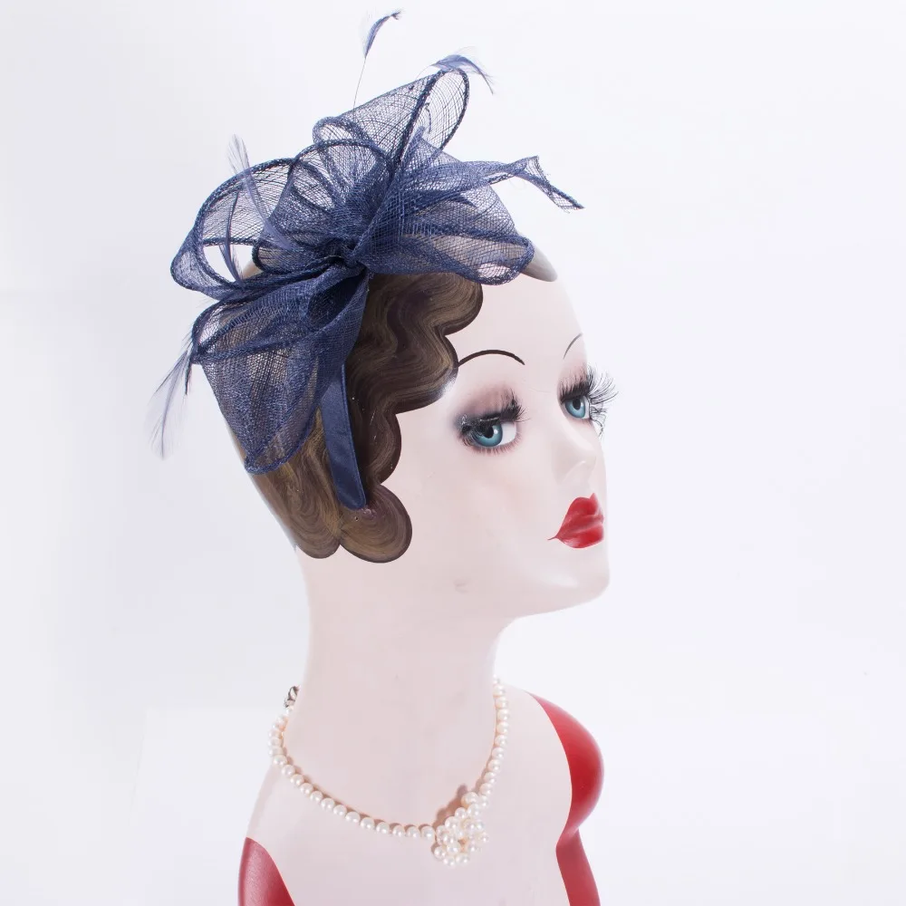 women's sinamay fascinator hat wedding headband headwear hair accessories for women with Feather T325
women's sinamay fascinator hat wedding headband headwear hair accessories for women with Feather T325