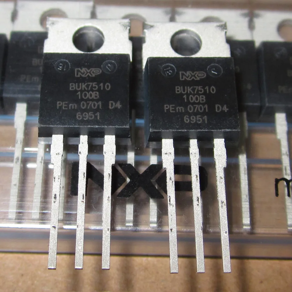 Фото BUK7510 100B 100 75A100V TO 220 N channel TrenchMOS standard level FET new original 10 шт./лот|Транзисторы| |