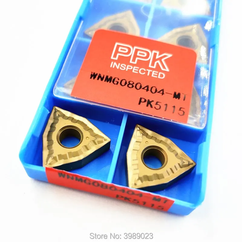 WNMG080404-MT PK6015 Process ordinary steel parts below HRC25/10PCS