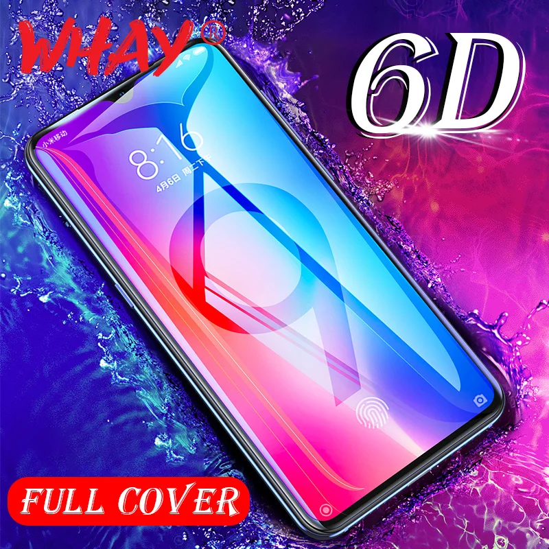 6D стекло Xiomi для Xiaomi Mi 9 SE 8 A1 A3 A2 Lite Play 9t чехол закаленное Redmi Note 7 5 Plus K20 6 Pro 4X 7A
