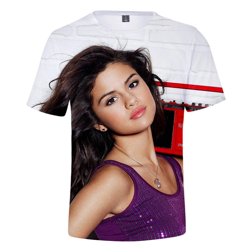 Aikooki New Arrival Selena Gomez 3D T shirt Men Women Summer Fashion Harajuku T-shirt 3D Print Selena Gomez O-Neck T Shirts
Aikooki New Arrival Selena Gomez 3D T shirt Men Women Summer Fashion Harajuku T-shirt 3D Print Selena Gomez O-Neck T Shirts