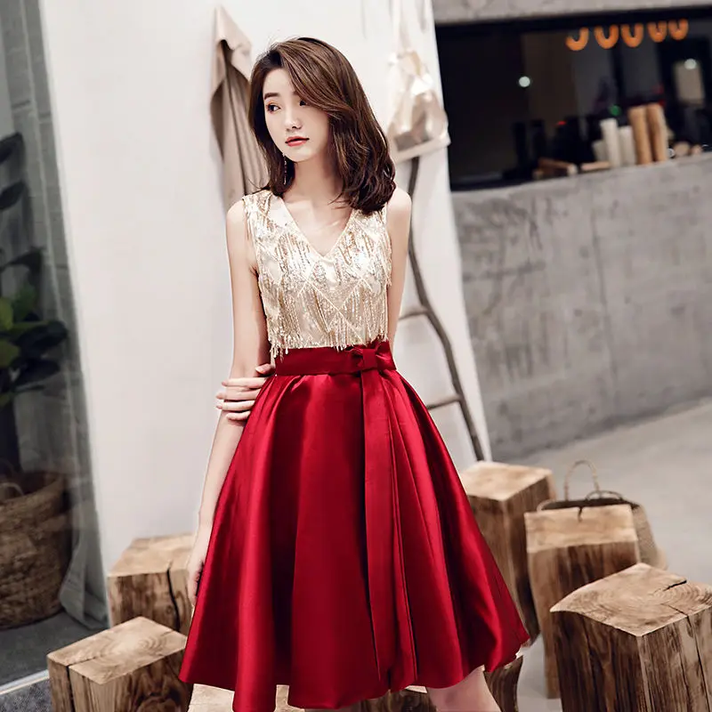 Fashion dresses women dresses party dresses dinner clothing korean style dignity and elegant V-neck Presenter dresses
Fashion dresses women dresses party dresses dinner clothing korean style dignity and elegant V-neck Presenter dresses