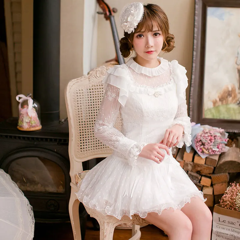 Princess sweet lolita dress Candy rain dress Chiffon Dress,sweet O-neck long sleeved autumn Princess Dress C22CD7178
Princess sweet lolita dress Candy rain dress Chiffon Dress,sweet O-neck long sleeved autumn Princess Dress C22CD7178