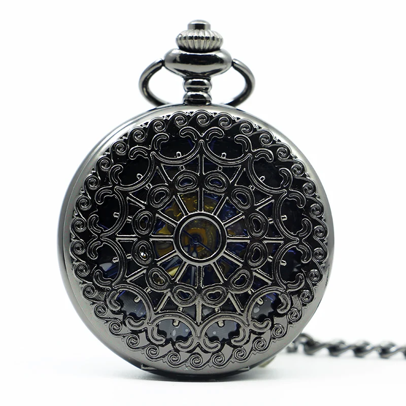 Hollow Spider Web Design Mechanical Pocket Watches Vintage Silver Pocket Watches with Fob Chain Men's Women Hand Winding Watches
Hollow Spider Web Design Mechanical Pocket Watches Vintage Silver Pocket Watches with Fob Chain Men's Women Hand Winding Watches