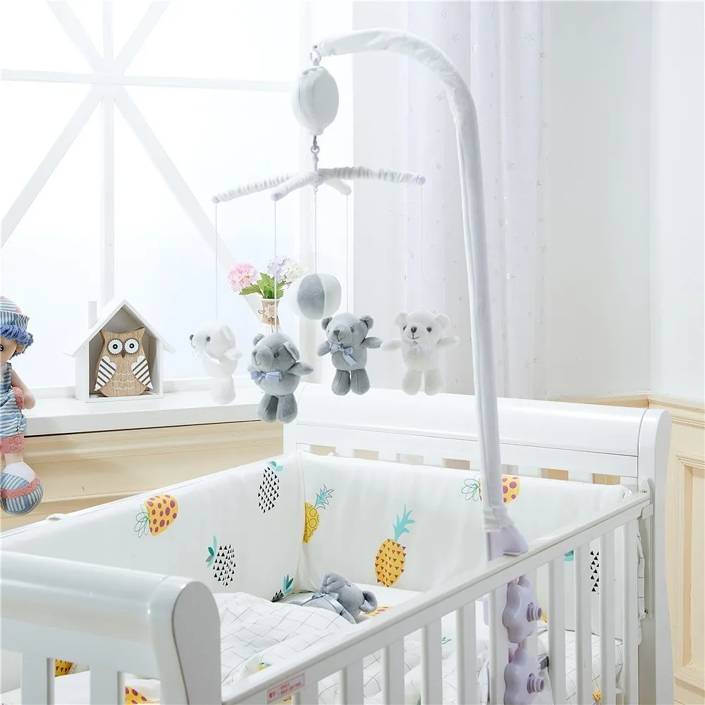 Bear Toy and Baby Crib Holder Rattles Baby Toys 0-12 Months Bed Bell Toy With Bracket Music Mobile Toys For Children
Bear Toy and Baby Crib Holder Rattles Baby Toys 0-12 Months Bed Bell Toy With Bracket Music Mobile Toys For Children