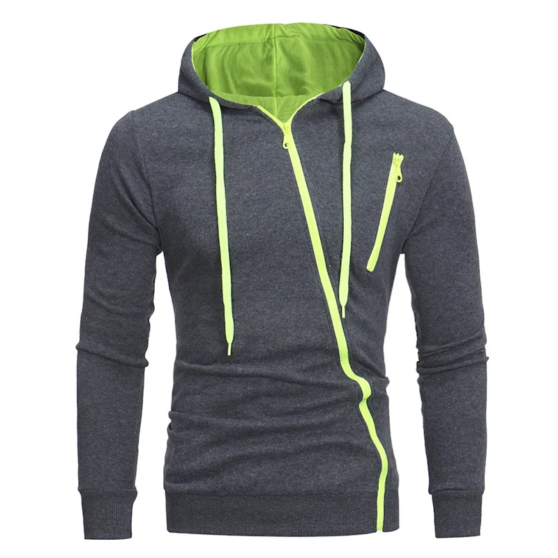 2018 new features inclined zippers men's casual slim fit hooded cardigan hoodies
2018 new features inclined zippers men's casual slim fit hooded cardigan hoodies