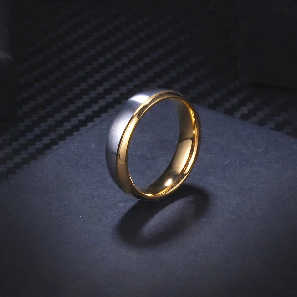 Soul Men 6mm Gold Titanium Steel Ring Men Classic Engagement Anel Jewelry Rings For Male Party Wedding Bands Anillos 2018
Soul Men 6mm Gold Titanium Steel Ring Men Classic Engagement Anel Jewelry Rings For Male Party Wedding Bands Anillos 2018