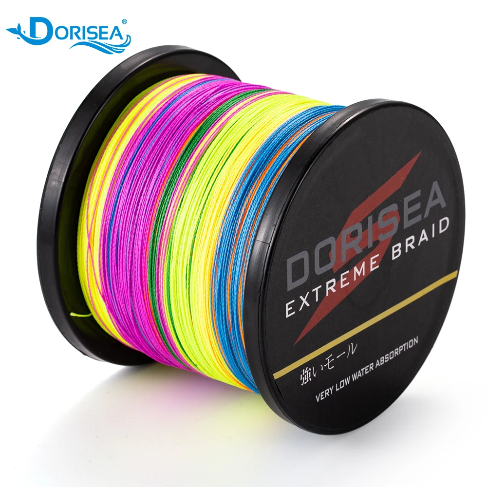 DORISEA 4 Strands 300M 500M 1000M PE Braided Fishing Line 6-80LB Multifilament Japanese Fiber Fish Line
DORISEA 4 Strands 300M 500M 1000M PE Braided Fishing Line 6-80LB Multifilament Japanese Fiber Fish Line