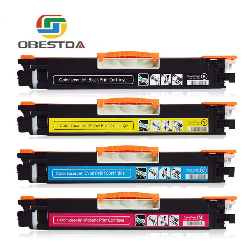 CE310A CE311A CE312A CE313A 126A Compatible Color Toner Cartridge For HP LaserJet Pro CP1025 M275 100 Color MFP M175a M175nw
CE310A CE311A CE312A CE313A 126A Compatible Color Toner Cartridge For HP LaserJet Pro CP1025 M275 100 Color MFP M175a M175nw